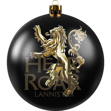 Game of Thrones House Lannister sigil Christmas ornament G22-237