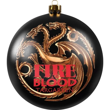 Game of Thrones House Targaryen sigil Christmas tree decoration G22-239