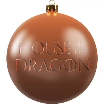 House of the Dragon logo Christmas ball G22-246