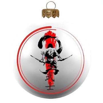 Ashihara karate Christmas Ornament G23-K8