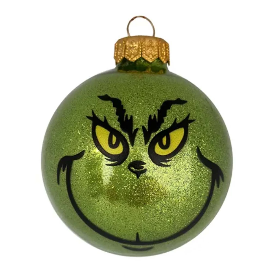 Grinch Glittering Christmas Tree Ornament