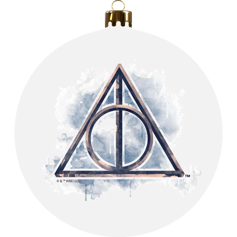 Harry Potter's Dealthy Hallows symbol Christmas ornament G22-249