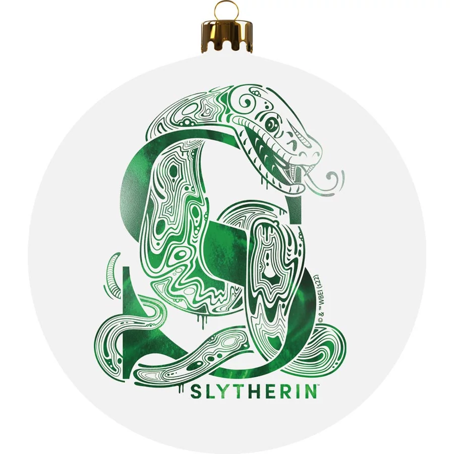 Harry Potter Slytherin Christmas bauble G22-255