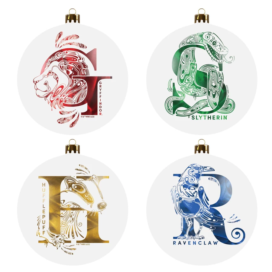 Harry Potter Christmas ornament set (4 pcs) 6 cm G22-HP4-1-6